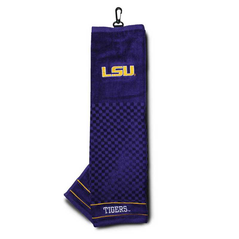 22010: Embroidered Golf Towel LSU Tigers